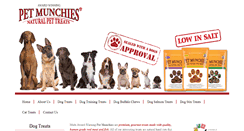 Desktop Screenshot of pet-munchies.com